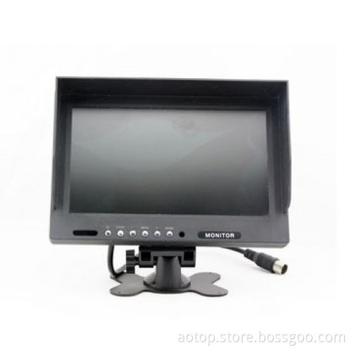 9-inch Car Rear-view TFT Panel with OSD Menu, Remoter Control, Multiple Languages, Sunshade Design